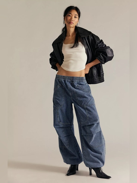 Free People Pants - We The Free Atlas Parachute Jeans